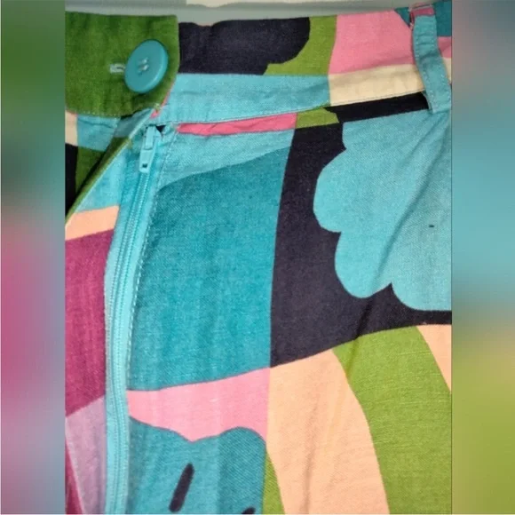 Princess Highway (Size AU14) Multicolor Patchwork Top & Bottom Matching Set - Picture 11 of 15